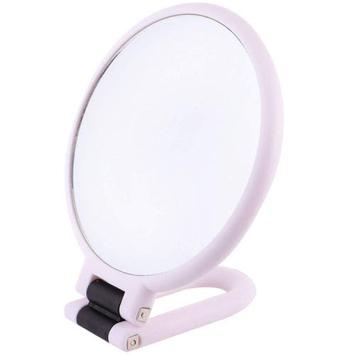 5X Magnifying Mirror: Foldable Makeup Mirror for Desk - Double Sided Compact Magnifying Mirror for Cosmetic, Portable Travel Magnifying Mirror