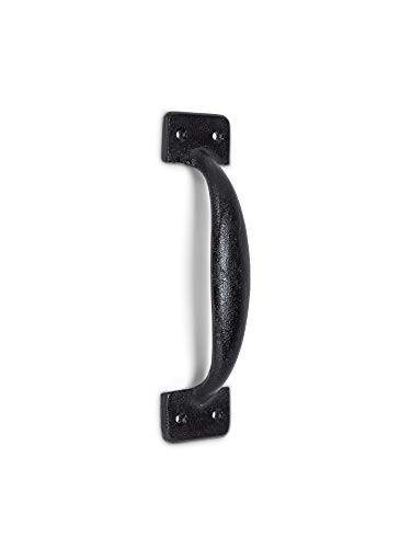 Abbott Collection 27-IRONAGE-422 Lg Classic Pull Handle-Blk-7.5"W Black