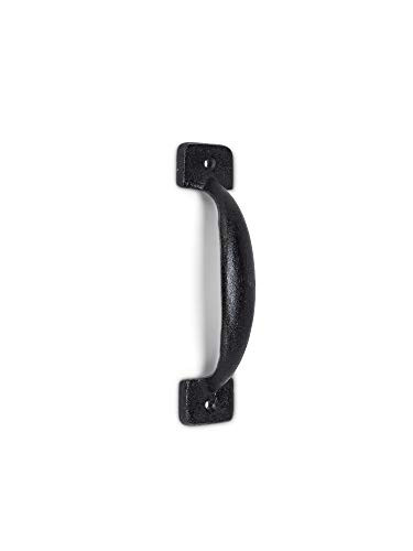Abbott Collection 27-IRONAGE-423 Md Classic Pull Handle-Blk-6.5"W, Black
