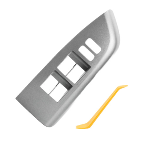 Door Window Switch Bezel Front Left Driver Side Compatible with Toyota Tundra 2007-2013 Sequoia 2010-2017 Replaces 74232-0C100 Gray