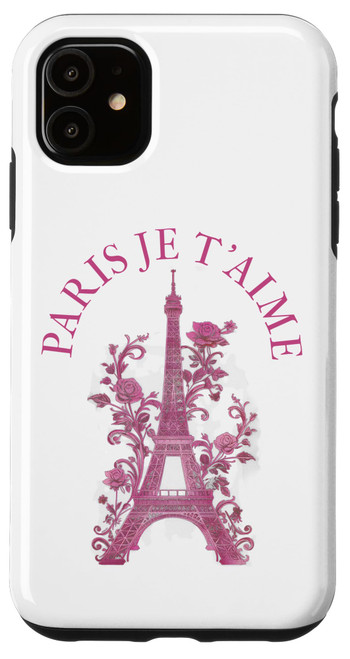 iPhone 11 Eiffel Tower Pink France Paris Souvenirs Case