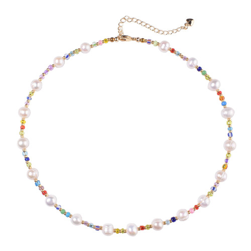 Beaded Necklace Beaded Choker Necklace Women Rice Seed Beads Necklace Freshwater Pearl Necklace Y2K Boho Handmade Cute Summer Crush Beach Jewelry Gifts for Teen Girls Beaded Necklace Beaded Choker Necklace Women Rice Seed Beads Necklace Freshwater Pearl Necklace Y2K Boho Handmade Cute Summer Crush Beach Jewelry Gifts for Teen Girls