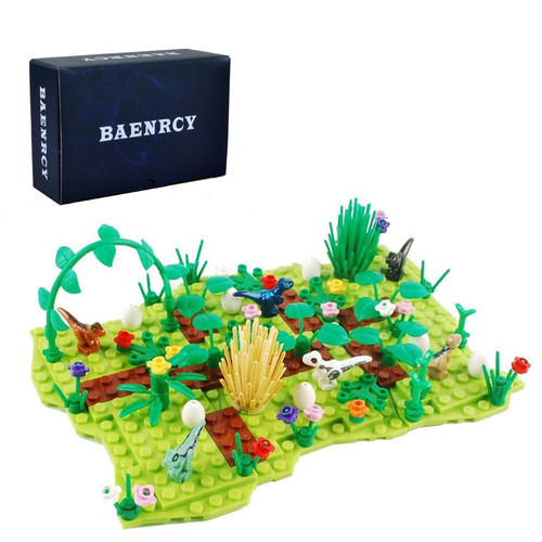 Dinosaur Building Blocks Plant Animal Building Bricks Kit DIY Building Set Compatible All Major Brands