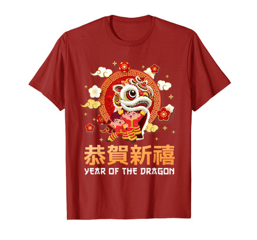 Chinese New Year 2024 Year Of The Dragon 2024 Zodiac T-Shirt