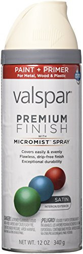 Valspar 410-85005 SP Multi-Surface Enamel Spray Paint, 12 Oz Aerosol Can, Churchill Hotel Vanilla,