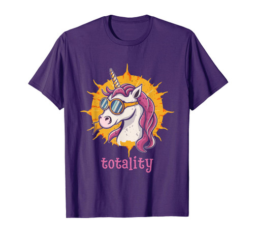 Unicorn Wearing Solar Eclipse Glasses Totality Solar Eclipse T-Shirt