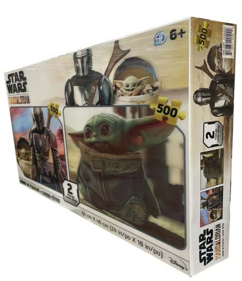 Star Wars The Mandalorian Prime 3D Puzzles Two Pack 500pc Star Wars The Mandalorian Prime 3D Puzzles Two Pack 500pc