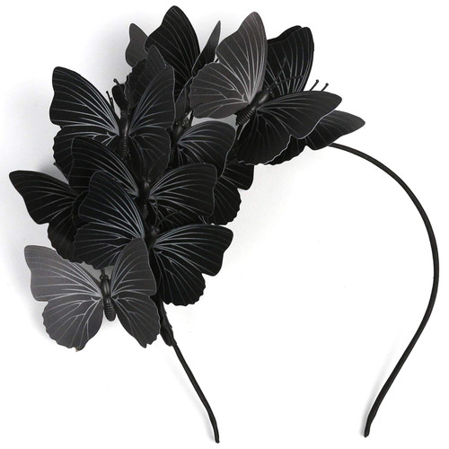 Butterfly Fascinator Hat Monarch Butterfly Headband Crown Tea Party Halloween Costume Headpiece Butterfly Fascinator Hat Monarch Butterfly Headband Crown Tea Party Halloween Costume Headpiece