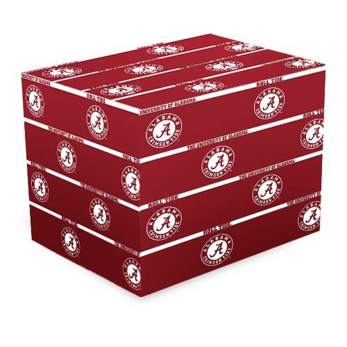 Football Fanatics NCAA Alabama Crimson Tide Crimson Logo Print Gift Wrap Paper Football Fanatics NCAA Alabama Crimson Tide Crimson Logo Print Gift Wrap Paper