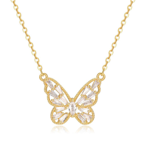 Birthstone Butterfly Pendant Necklace for Women 18K Gold Plated Cubic Zirconia Chokers Birthday Valentines Day Jewelry Gifts for Wife Girl Include Chain Birthstone Butterfly Pendant Necklace for Women 18K Gold Plated Cubic Zirconia Chokers Birthday Valentines Day Jewelry Gifts for Wife Girl Include Chain