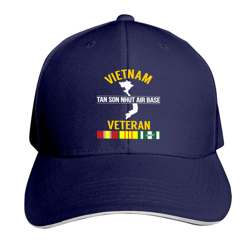 Tan Son Nhut Air Base Vietnam Veteran Unisex Baseball Cap Dad Hat Adjustable Snapback Hats Sandwich Cap Trucker Hat