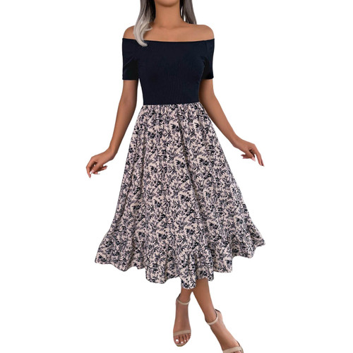 Long Spring Dresses for Women 2024 Pink,Womens Spring Dresses 2024 Petite Summer Dresses for Women 2024 Midi Dress Floral Spring Dress Hot Pink Dress for Women Sexy Winter