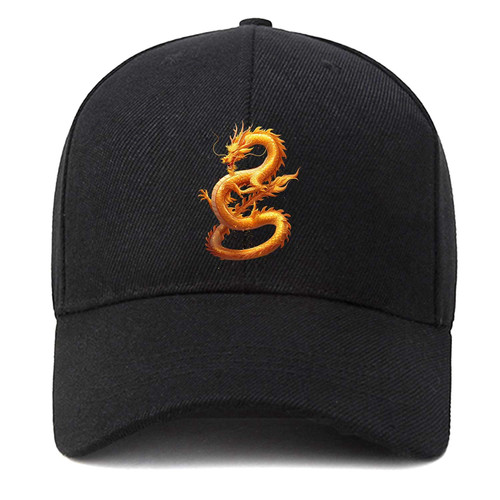 Chinese Dragons Baseball Cap Adjustable Dad Hat Unstructured Cotton Hat