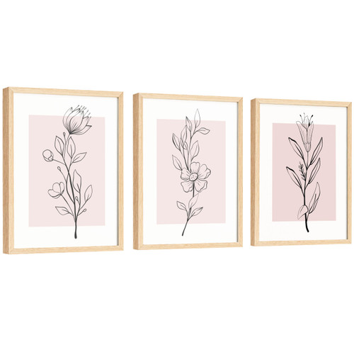 Pink Botanical Wall Art - 12x16 Pink Flower Wall Art Blush Floral Prints, Minimalist Plant Line Art Poster, Light Pink Flower Pictures Wall Decor, Botanical Artwork for Bedroom (UNFRAMED) Pink Botanical Wall Art - 12x16 Pink Flower Wall Art Blush Floral Prints, Minimalist Plant Line Art Poster, Light Pink Flower Pictures Wall Decor, Botanical Artwork for Bedroom (UNFRAMED)