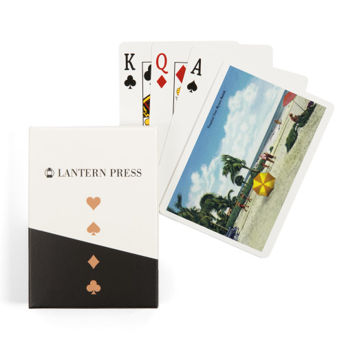 Fort Myers, Florida, Scenic View on Fort Myers Beach (52 Playing Cards, Poker Size Card Deck with Jokers) Fort Myers, Florida, Scenic View on Fort Myers Beach (52 Playing Cards, Poker Size Card Deck with Jokers)
