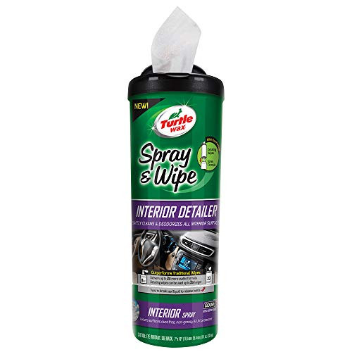 Turtle Wax 50940 Spray & Wipe Interior Detailer, 8. Fluid_Ounces Turtle Wax 50940 Spray & Wipe Interior Detailer, 8. Fluid_Ounces