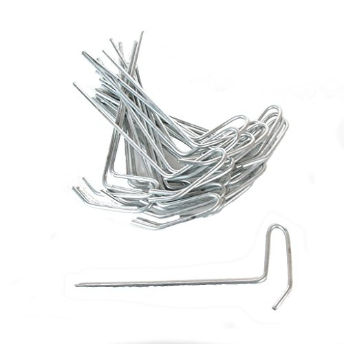 Galvanized Rhizome Clip for Orchid Plants by Waldor Orchids (4 Inch 10PK)