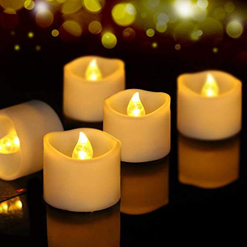 Homemory Battery Operated LED Tea Lights, Pack of 12, Flameless Votive Tealights Candle with Warm White Flickering Bulb light, Small Electric Fake Tea Candle Realistic for Wedding, Table, Gift,Outdoor Homemory Battery Operated LED Tea Lights, Pack of 12, Flameless Votive Tealights Candle with Warm White Flickering Bulb light, Small Electric Fake Tea Candle Realistic for Wedding, Table, Gift,Outdoor