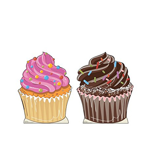 Advanced Graphics Cupcakes Life Size Cardboard Cutout Standup Advanced Graphics Cupcakes Life Size Cardboard Cutout Standup