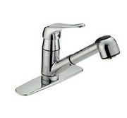 Matco-Norca 1369429 Matco CL-150C Single Handle Pullout Kitchen Faucet