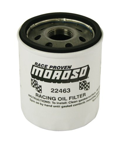 Moroso 22463 22mm Thread Oil Filter for GM LS/FORD 4.6/5.4 Engines