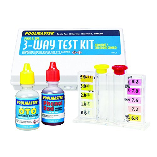 Poolmaster 22240 3-Way Swimming Pool or Spa Water Test Kit with Case