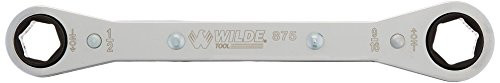 Wilde Tool 875 Ratchet Box Wrench, 1/2 inch x 9/16 inch