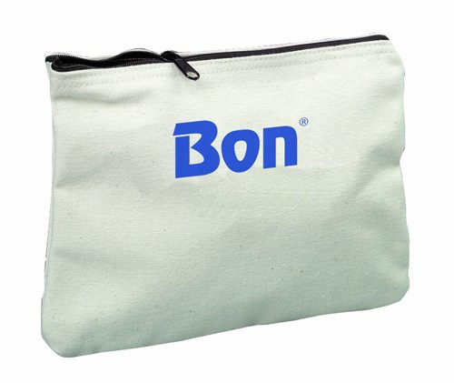 Bon 11-648 11-Inch by 7-1/2-Inch Canvas Zipper Bag