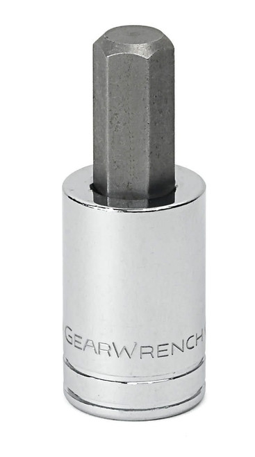GearWrench 80431 10mm 3/8' Drive Hex Bit Metric Socket, Black