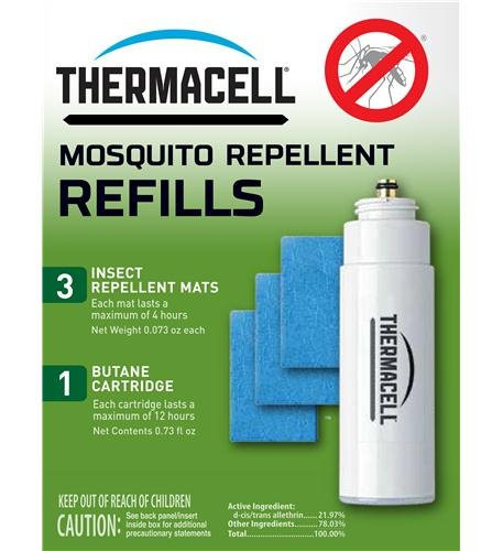 Thermacell Mosquito Repellent Refill Pack for Repellers, Torch and Lanterns - 12 Hours Protection