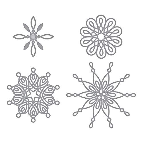 Spellbinders S5-379 Shapeabilities Yuletide Snowflakes Etched/Wafer Thin Dies Metal