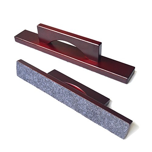 TORPSPORTS Shuffleboard Brush, Dark Cherry Finish TSP-2015
