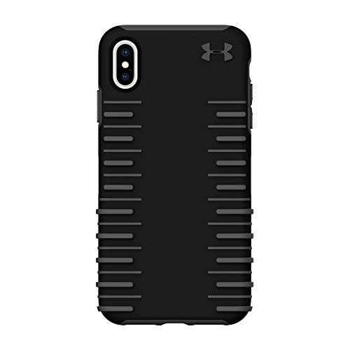 Under Armour Phone Case | For Apple iPhone XS Max | Under Armour UA Protect Grip 2.0 Case with Rugged Design and Drop Protection - Black / Graphite