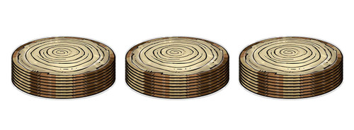 Beistle 58185 24 Piece Woodland Friends Plates, 9', Multicolor