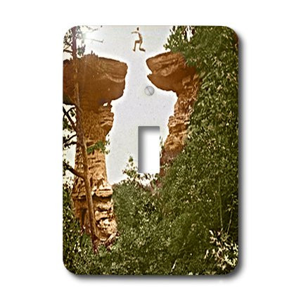 3dRose LLC lsp_21679_1 Vintage 1899 Wisconsin Dells Stand Rock Single Toggle Switch