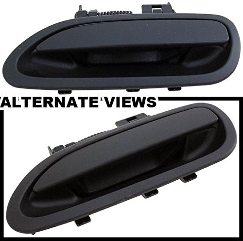 APDTY 93786 Rear Left (Driver-Side) Door Black Handle Fits Select 2000-2006 Subaru Baja/Legacy/Outback (Replaces 61022AE19ANN, 61022-AE19ANN)