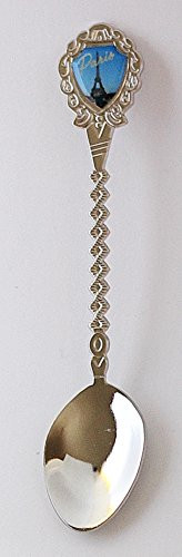 Paris France Eiffel Tower Souvenir Collectible Twist Spoon 5" lpco