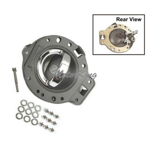 MotorKing CR2823MG1NS Gray Front/Rear Driver Left Inside Metal Door Handle (Fits for 2006-2010 Jeep Commander)