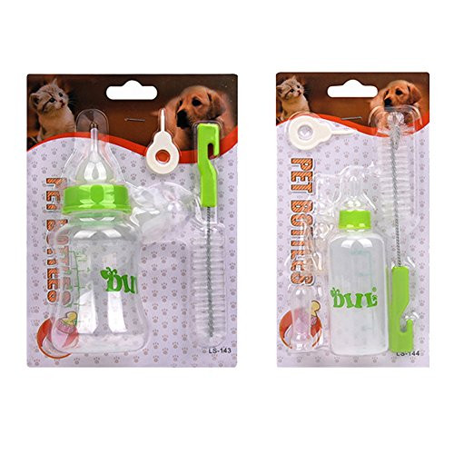 Mundopet Nursing Feeding Bottle Nipple Brush Kit for Pet Dog Puppy Cat Kitten ?S 60ml
