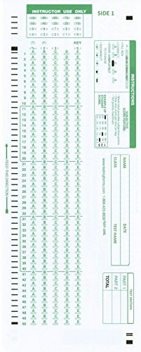 TEST-100L 882 E Lovas Compatible Testing Forms (500 Sheet Pack)