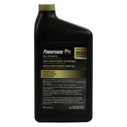 Powermate Px P018-0084SP 100% Full Synthetic Air Compressor Oil,