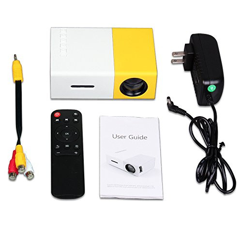 Portable mini projector LED micro projector home party meeting theater projector