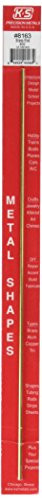 K & S PRECISION METALS 8163 3/32x12 SB Rod, 3/32" x 12", Brass