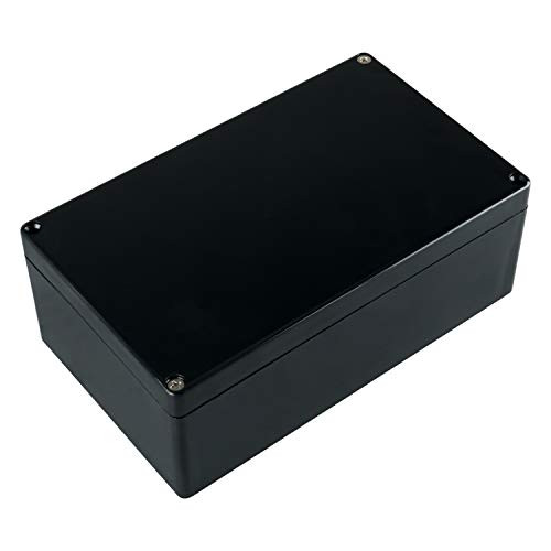 Waterproof Electronic ABS Plastic Junction Project Box Enclosure 200mm by 120mm by 75mm 7.87 x 4.72 x 2.95 inch (Black)