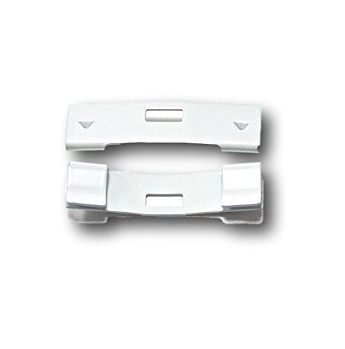 15 Pack Vertical Blind Vane Saver ~ White Curved Repair Clips Fix Broken Vertical blinds