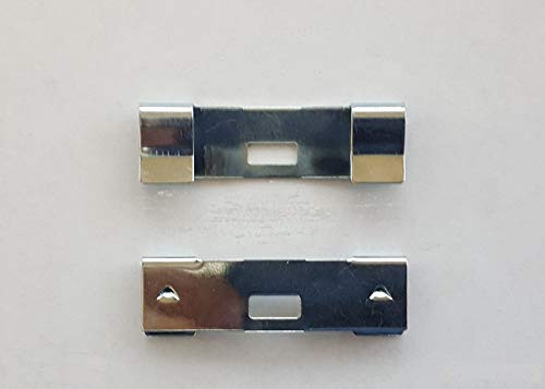 36 Pack VERTICAL BLIND Vane Saver ~ Zinc Curved Repair Clips ~ Fixes Broken Holes