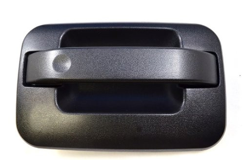PT Auto Warehouse FO-3506A-FRK - Outside Exterior Outer Door Handle, Textured Black - without Keyhole, Passenger Side Front