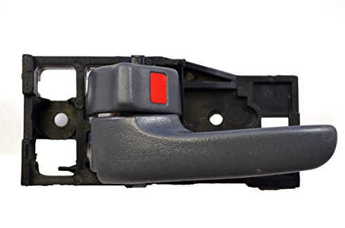 PT Auto Warehouse TO-2950F-FL - Inside Interior Inner Door Handle, Dark Gray - Regular/Access Cab, Driver Side Front