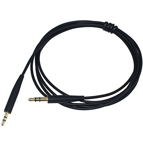 Aquelo QC35 II Headphone Replacement Cord Cable Compatible Bose QuietComfort 35 (Series II),Bose On-Ear 2/OE2/OE2i/QC25/QC35/Soundlink/SoundTrue Wireless Headphones(Black) Aquelo QC35 II Headphone Replacement Cord Cable Compatible Bose QuietComfort 35 (Series II),Bose On-Ear 2/OE2/OE2i/QC25/QC35/Soundlink/SoundTrue Wireless Headphones(Black)