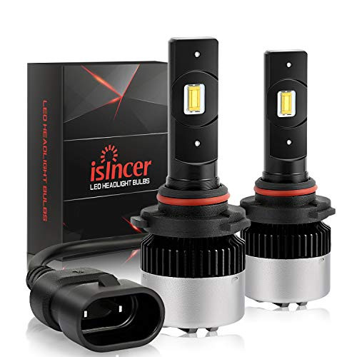 isincer 9005(HB3) LED Headlight Bulbs Conversion Kit, 9600lm 6000K 12V, CSP Chips, Adjustable Beam, Hi/Lo/Fog Beam Bulb, 3 Yr Warranty isincer 9005(HB3) LED Headlight Bulbs Conversion Kit, 9600lm 6000K 12V, CSP Chips, Adjustable Beam, Hi/Lo/Fog Beam Bulb, 3 Yr Warranty